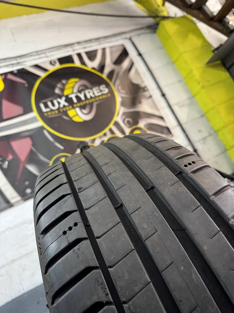 Michelin part worn tyre tread inspection at Lux Tyres